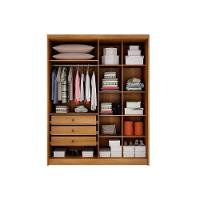 Guarda Roupa 4 Portas E 3 Gavetas C/ Espelho Moderni/sevilha Plus Cumaru/fendi 25 - Novo Horizonte - 3