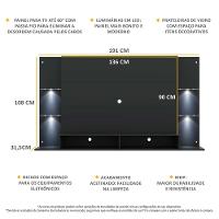 Painel Com 4 Leds Para Tv Até 60´´ Vegas Fg3396 Preto - 7