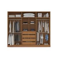 Guarda Roupa 6 Portas E 4 Gavetas Lisboa Branco/creme - Politorno - 4