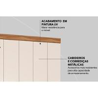 Guarda Roupa 6 Portas E 2 Gavetas Verso Branco - Demóbile - 3