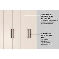Guarda Roupa 6 Portas E 2 Gavetas Verso Branco - Demóbile - 5