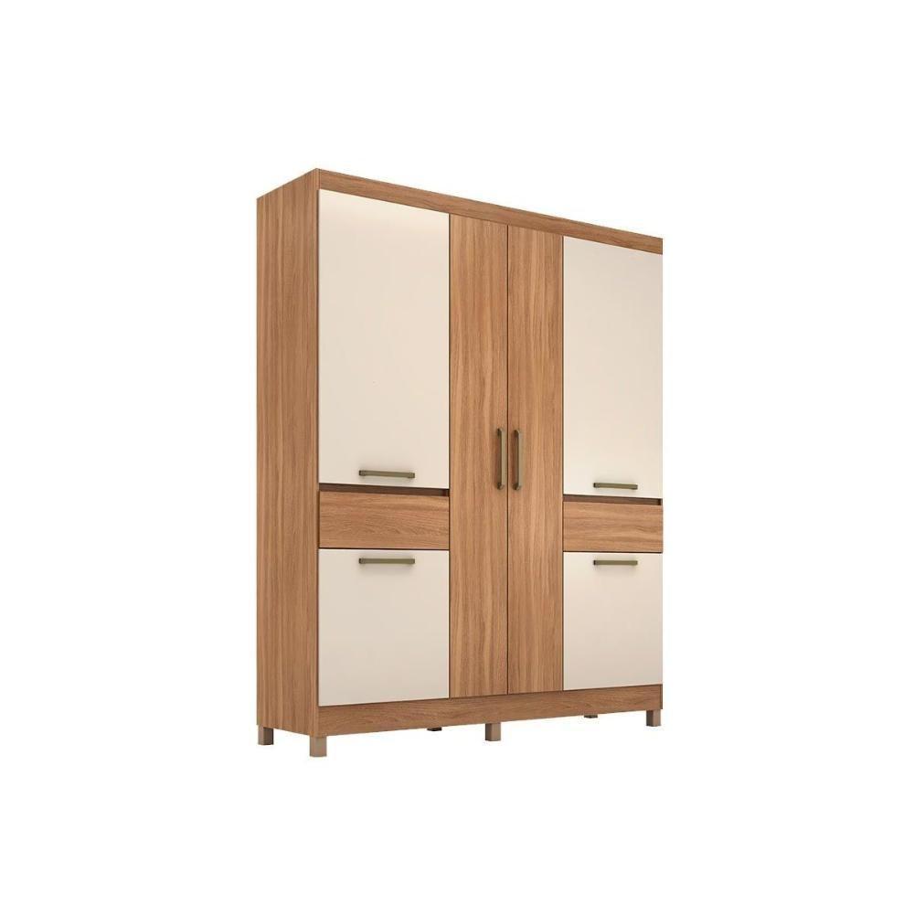Guarda Roupa 6 Portas E 2 Gavetas Mauá Amendola/grafito Prime Tx - Demóbile - 8