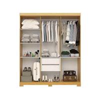 Guarda Roupa 6 Portas E 2 Gavetas Lana Cinamomo/off White - Acp