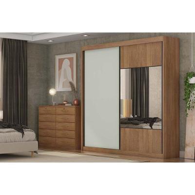 Guarda Roupa Casal Sienna-Versatto 25 2 Portas de Correr 4 Gavetas Sienna-Versatto