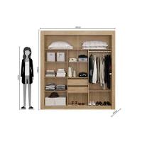 Guarda Roupa Casal 3 Portas De Correr (1 C/ Espelho) E 2 Gavetas Ph 1681 Branco - Herval - 2