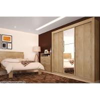 Guarda Roupa Casal 3 Portas De Correr (1 C/ Espelho) E 2 Gavetas Ph 1681 Branco - Herval - 3