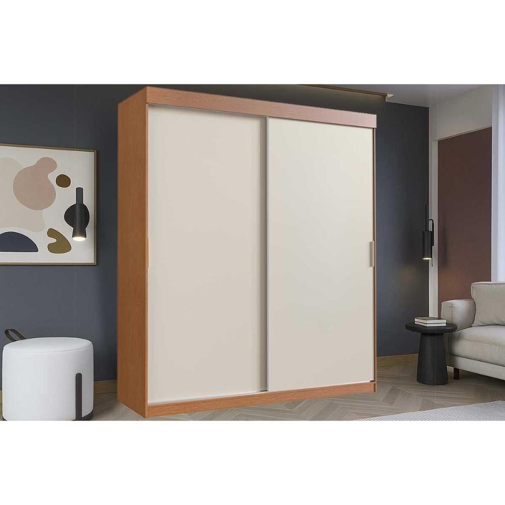 Guarda Roupa Casal 2 Portas De Correr E 2 Gavetas Ph 16932 Carvalho Vermontt/off White - Herval - 1