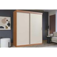Guarda Roupa Casal 2 Portas De Correr E 2 Gavetas Ph 16932 Carvalho Vermontt/off White - Herval - 1