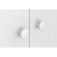 Guarda Roupa Bebê 3 Portas E 2 Gavetas Branco/jequitiba - Henn - 6