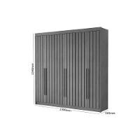 Guarda Roupa 6 Portas Ripadas E 6 Gavetas Portugal Cinamomo - Conquista