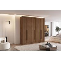 Guarda Roupa 6 Portas Ripadas E 6 Gavetas Portugal Cinamomo - Conquista - 9