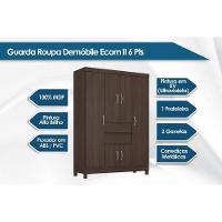 Guarda Roupa 6 Portas E 2 Gavetas Ecom Ii Cafe Touch - Demóbile - 2