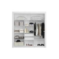 Guarda Roupa Casal 3 Portas De Correr E 2 Gavetas Ph 1681 Branco - Herval - 3