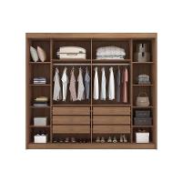 Guarda Roupa Casal 2 Portas E 6 Gavetas Belmonte/brusque Cumaru/fendi 25 - Novo Horizonte - 3