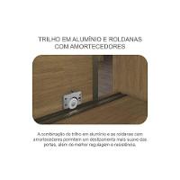 Guarda Roupa Casal 2 Portas E 6 Gavetas Belmonte/brusque Cumaru/fendi 25 - Novo Horizonte - 5