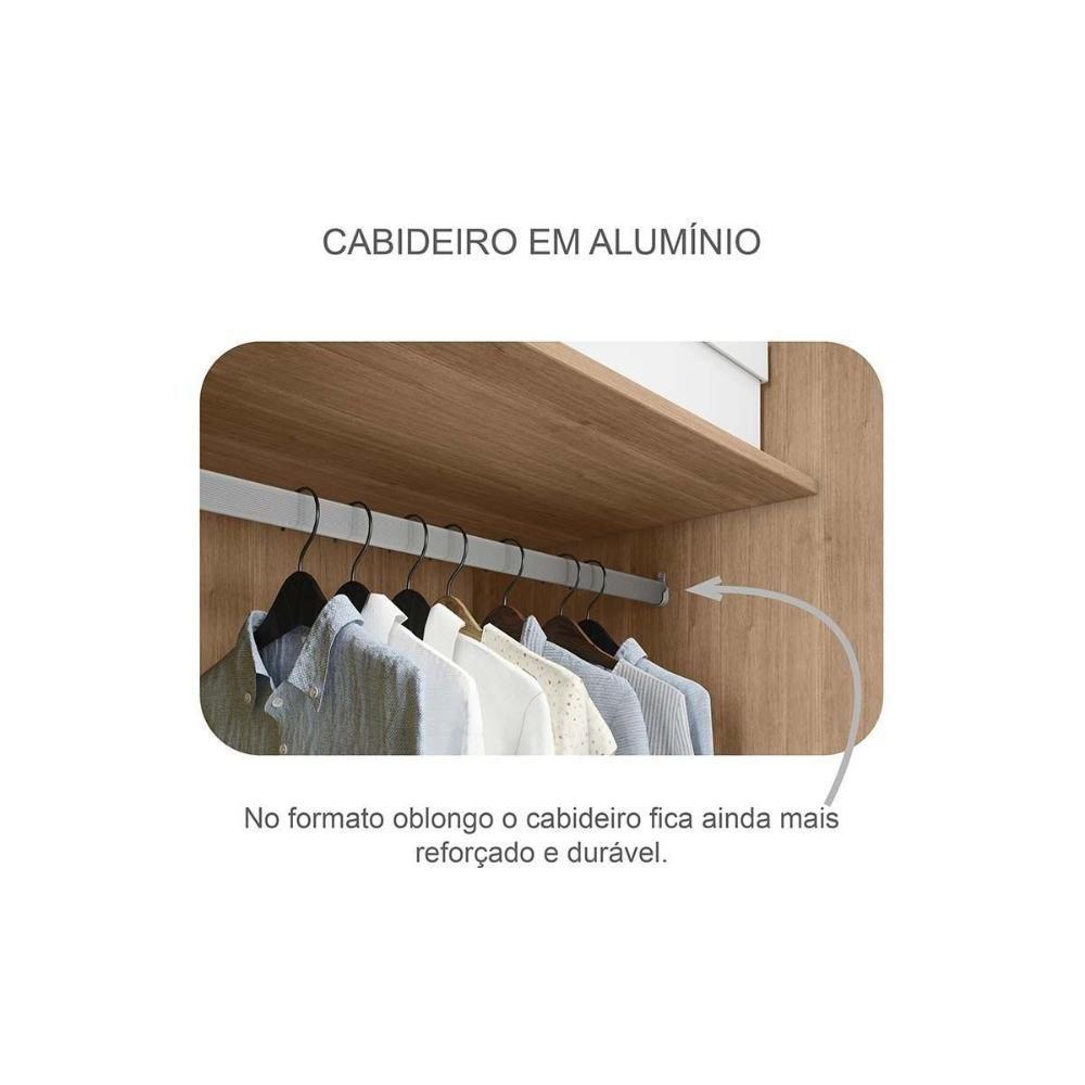 Guarda Roupa Casal 2 Portas E 6 Gavetas Belmonte/brusque Cumaru 23 - Novo Horizonte - 8