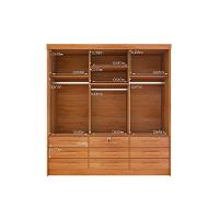 Guarda Roupa Casal 3 Portas De Correr E 9 Gavetas Chicago Cinamomo/off White - Tcil Móveis - 3