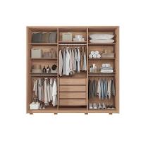 Guarda Roupa Casal 6 Portas (2 C/ Espelho) E 4 Gavetas C/ Pés Genova Wood/terracota - Santos Andirá - 6
