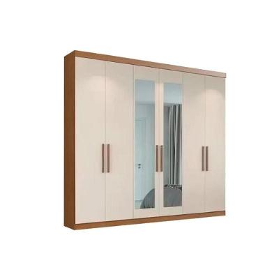 Guarda Roupa Casal Ph1707 6 Portas Abrir 2 Gavetas Carvalho Vermontt-Off White