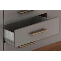 Guarda Roupa Casal 6 Portas (2 C/ Espelho) E 3 Gavetas Débora Cinamomo - Acp - 7