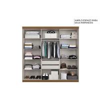 Guarda Roupa Casal 6 Portas C/ 2 Gavetas Ph 1707 Nogueira/off White - Herval - 3