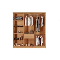 Guarda Roupa Casal 6 Portas (4 Frisadas) E 2 Gavetas Hawaii Naturale/off White - Rufato - 3