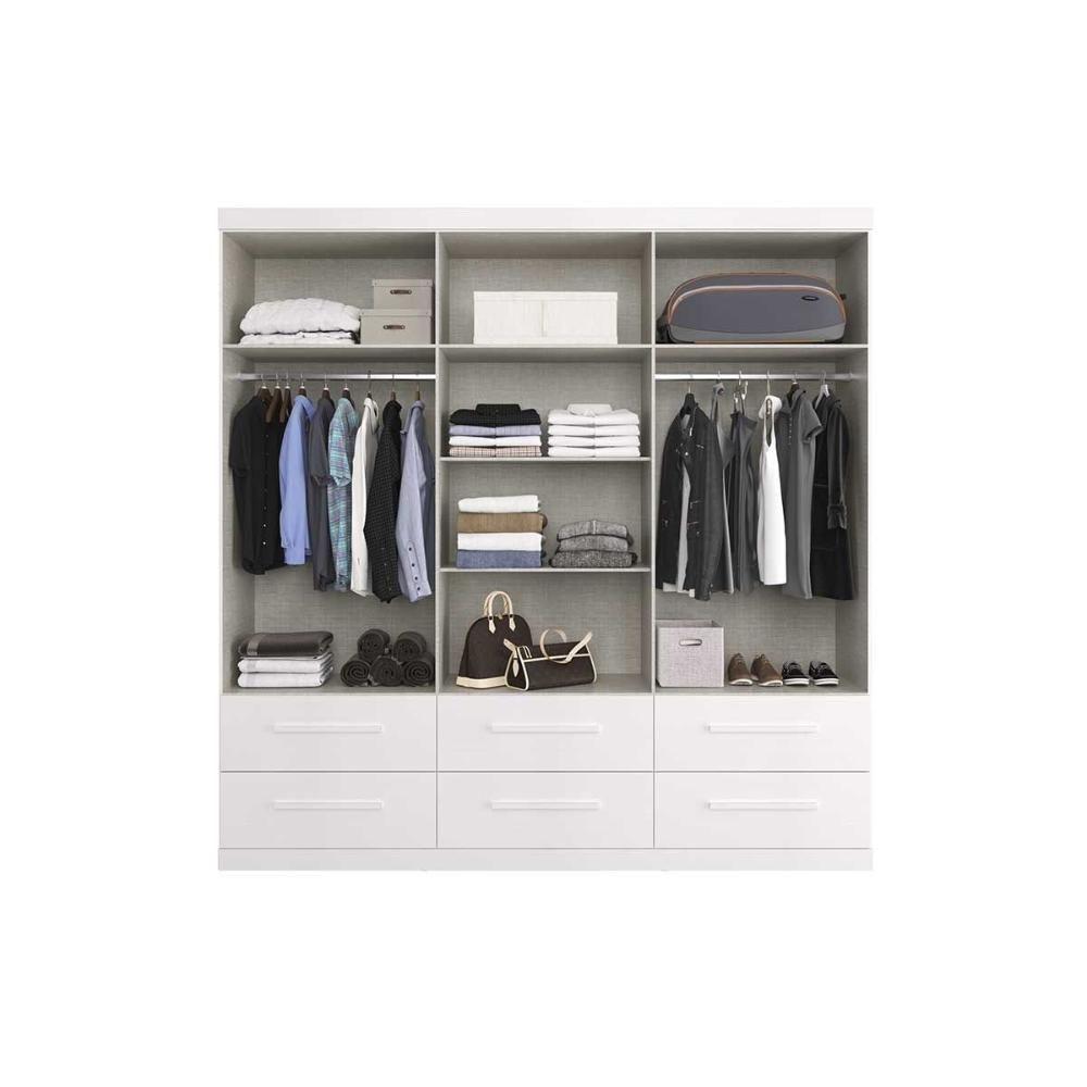 Guarda Roupa Casal 6 Portas (2 C/ Espelho) E 6 Gavetas Ph 1691 Cedro - Herval - 3