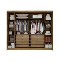 Guarda Roupa Casal 6 Portas (2 Ripadas) E 8 Gavetas Bragança/coimbra Cumaru 23 - Novo Horizonte - 3