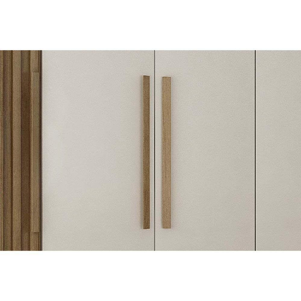 Guarda Roupa Casal 6 Portas (2 Ripadas) E 8 Gavetas Bolonha/santoro Cumaru/fendi 25 - Novo Horizonte - 5