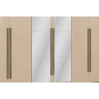 Guarda Roupa Casal 6 Portas (2 C/ Espelho) E 6 Gavetas Cb02n566 Canela - Kappesberg