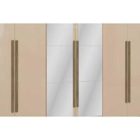 Guarda Roupa Casal 6 Portas (2 C/ Espelho) E 6 Gavetas Cb01n566 Nogueira/macadamia - Kappesberg - 3