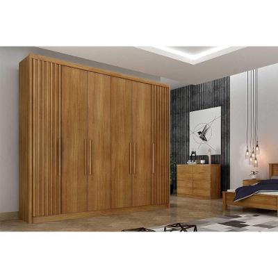 Guarda Roupa Casal 6 Portas (2 Ripadas) E 6 Gavetas Bolonha/santoro Cumaru 23 - Novo Horizonte