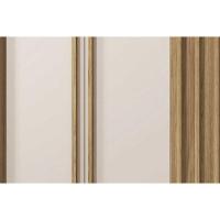 Guarda Roupa Casal 6 Portas (2 Ripadas) E 4 Gavetas New Comodus Freijo/off White - Caemmun - 7