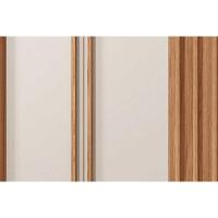 Guarda Roupa Casal 6 Portas (2 Ripadas) E 4 Gavetas New Comodus Freijo/off White - Caemmun - 8