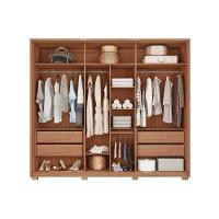 Guarda Roupa Casal 6 Portas (2 Ripadas) E 4 Gavetas New Comodus Buriti/fendi - Caemmun - 10