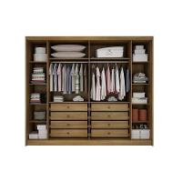 Guarda Roupa Casal 6 Portas (2 C/ Espelho) E 8 Gavetas Bragança Cumaru 23 - Novo Horizonte - 3