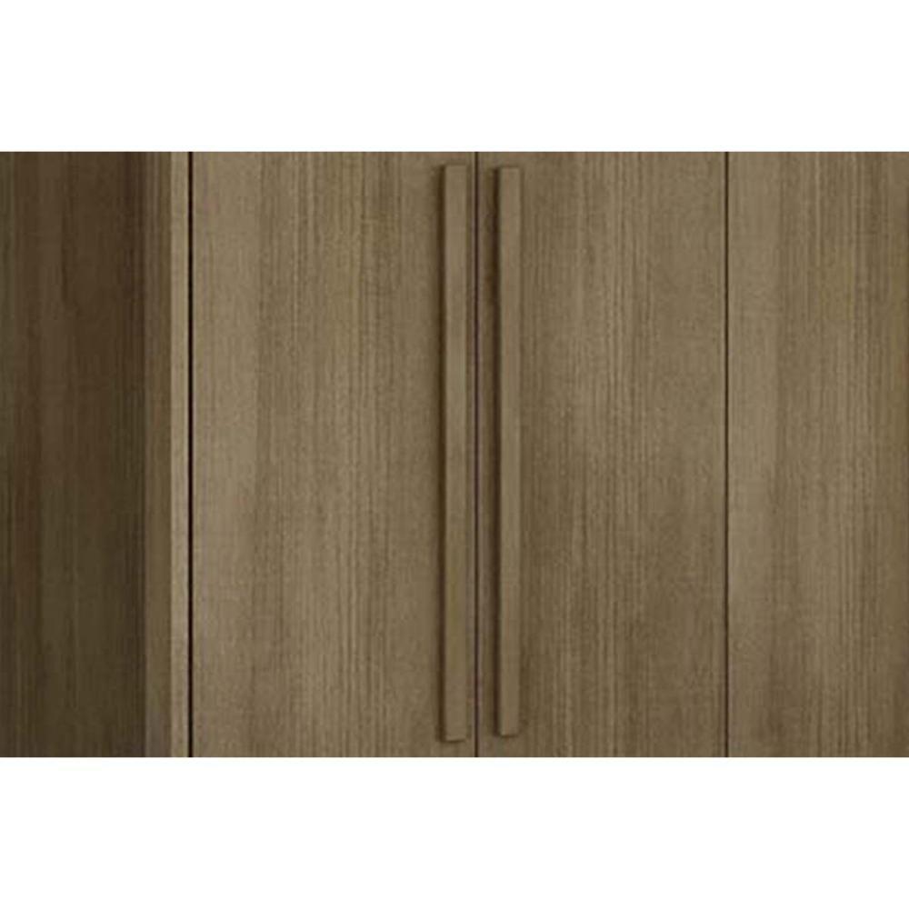 Guarda Roupa Casal 6 Portas (2 C/ Espelho) E 8 Gavetas Bandeira/himalaia Cumaru/fendi 25 - Novo Horizonte - 7