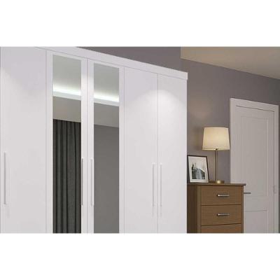 Guarda Roupa Casal Ph 1691 6 Portas de Bater 8 Gavetas Branco Herval