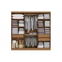 Guarda Roupa Casal 6 Portas (2 C/ Espelho) E 3 Gavetas J559 Canela - Kappesberg - 3