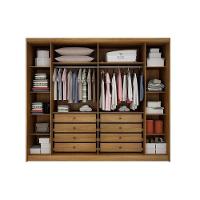 Guarda Roupa Casal 6 Portas (2 C/ Espelho E 2 Ripadas) E 8 Gavetas Bolonha/santoro Cumaru 23 - Novo Horizonte - 6