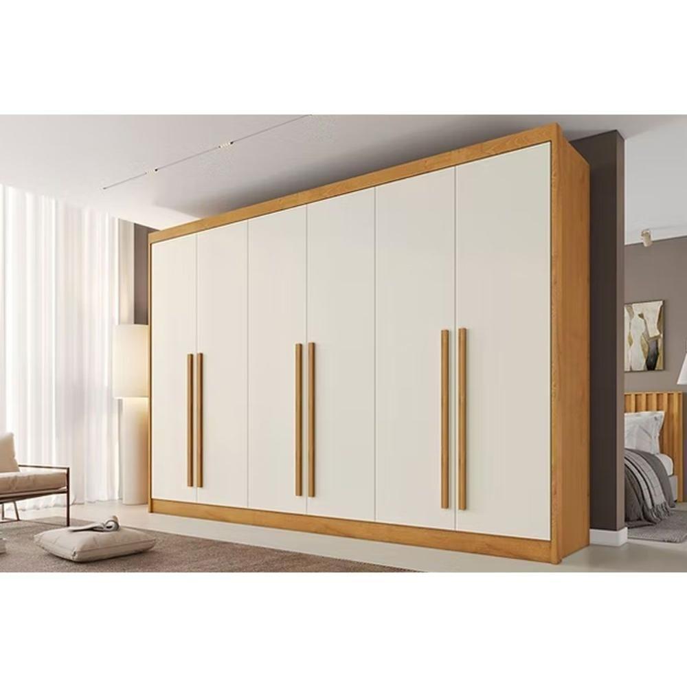 Guarda Roupa Casal 6 Portas E 4 Gavetas Alba Plus Peroba - Europa - 4