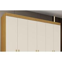 Guarda Roupa Casal 6 Portas E 3 Gavetas ágata Nature/off White - Acp - 8
