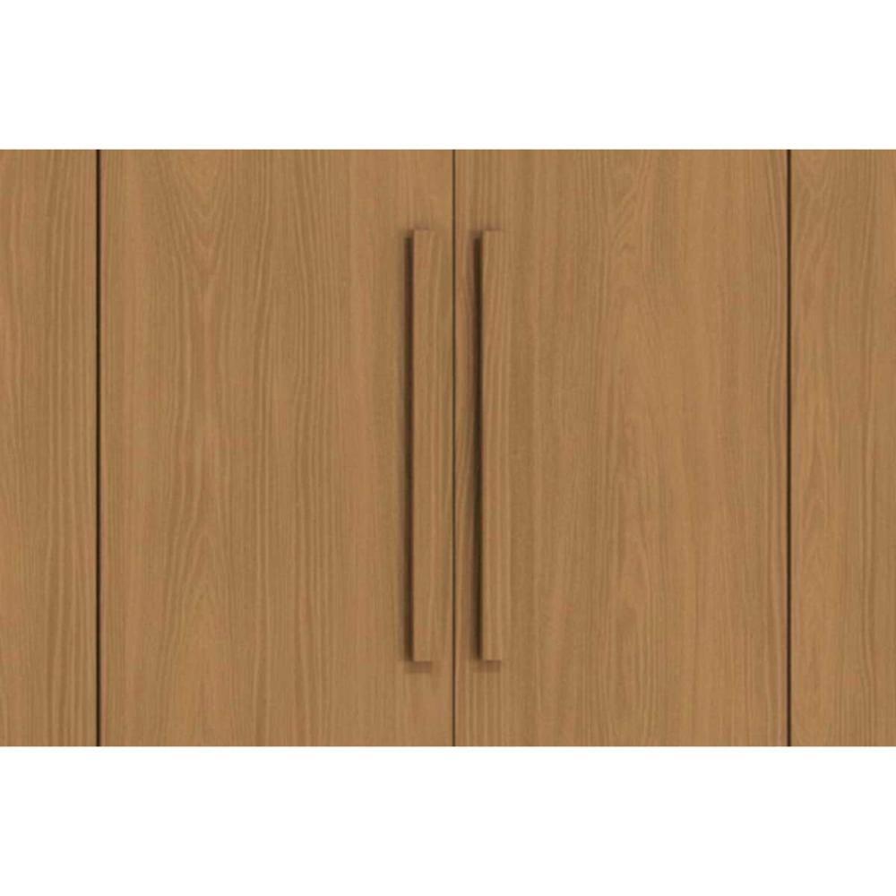 Guarda Roupa Casal 6 Portas E 3 Gavetas C/ Pés Cb04m569 Nogueira/fendi - Kappesberg - 6