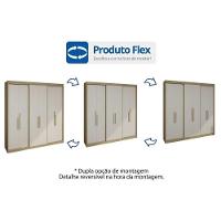 Guarda Roupa Casal 6 Portas E 2 Gavetas Ph 1804 Cedro/fendi - Herval - 2