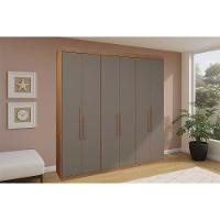 Guarda Roupa Casal 6 Portas E 2 Gavetas Ph 1804 Carvalho/fendi - Herval - 1