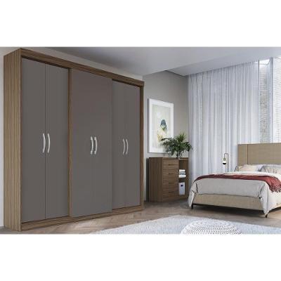 Guarda Roupa Casal 6 Portas E 2 Gavetas Ph 1675 Nogueira - Herval