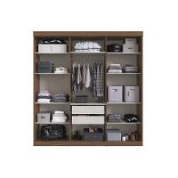 Guarda Roupa Casal 6 Portas E 2 Gavetas Ph 1675 Nogueira/off White - Herval - 7