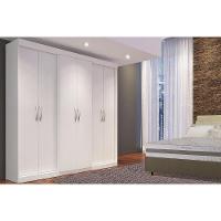 Guarda Roupa Casal 6 Portas E 2 Gavetas Ph 1675 Branco - Herval - 1
