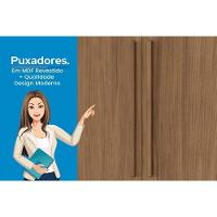 Guarda Roupa Casal 6 Portas E 2 Gavetas C/ Pés Toledo Jatobá - Santos Andirá - 7