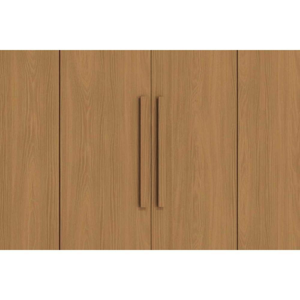 Guarda Roupa Casal 6 Portas E 2 Gavetas C/ Pés Cb02m569 Nogueira/fendi - Kappesberg - 5